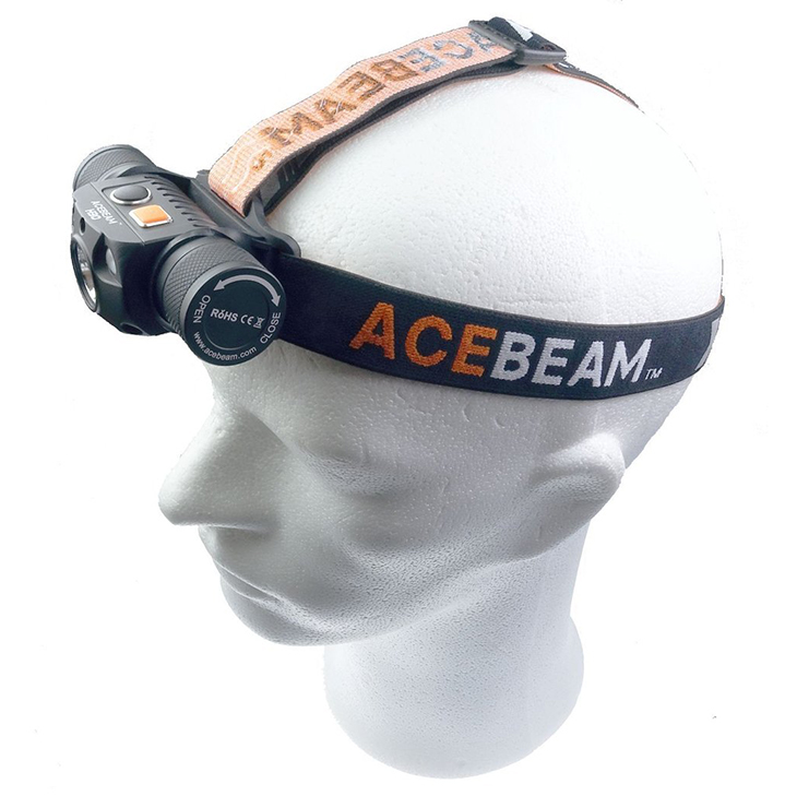   Acebeam H30 R+UV, CREE XHP70.2+Red+UV Nichia 276A 365nm, 4000 , 1x21700, USB, 6500K