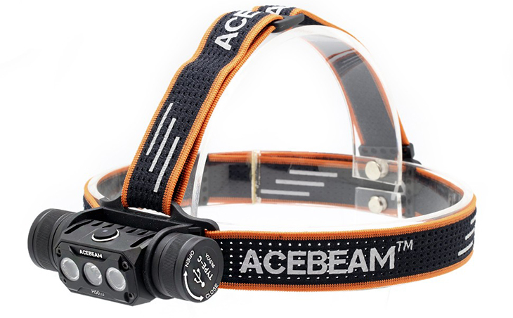   Acebeam H50 v2.0, 3x Luminus SST20 5000K, 2000 , 1x18650, USB