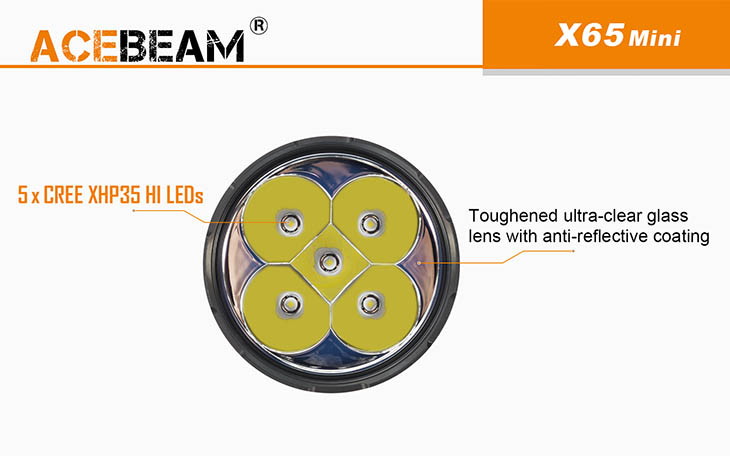   Acebeam X65 MINI, 12000 , 4x18650