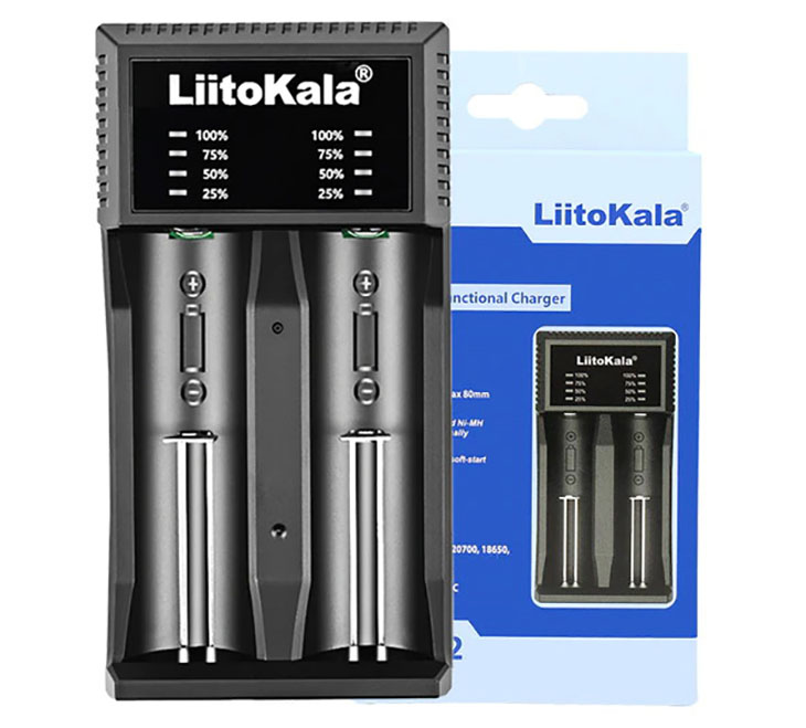    LiitoKala Lii-C2  2  Li-ion/Ni-MH, USB