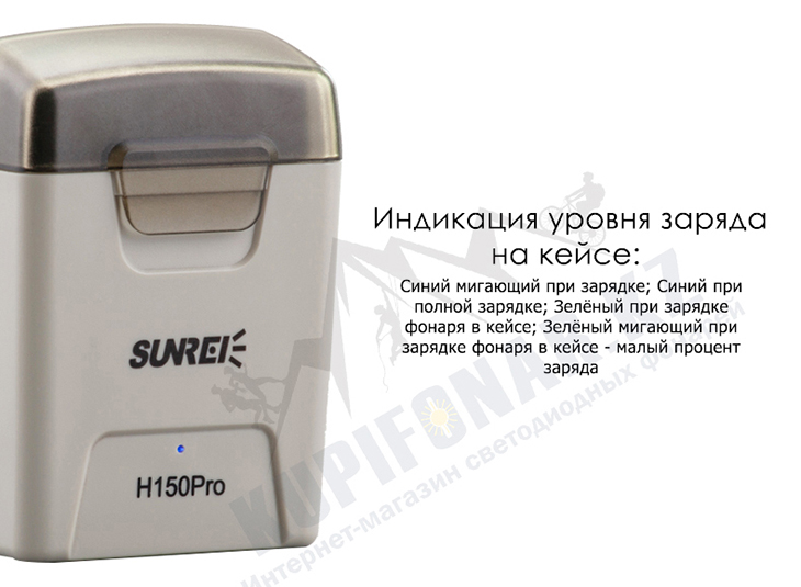   / Sunree H150 Pro, 150  + 4  RED, COB LED, Li-pol 600/730 ,  , USB Type-C