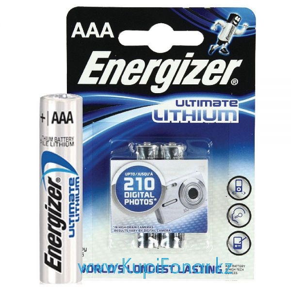   AAA Energizer LITIUM, 2   