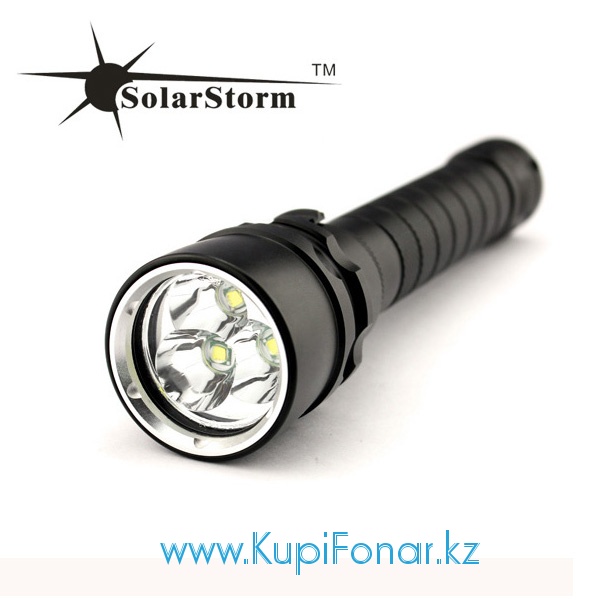   Solarstorm DX033, 3x XM-L U2, 2400 , 2x18650,  