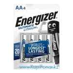    AA/FR6 Energizer ULTIMATE LITHIUM, 4    (AA4, L91)