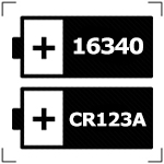   1 16340  CR123A