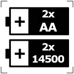   2xAA/2x14500