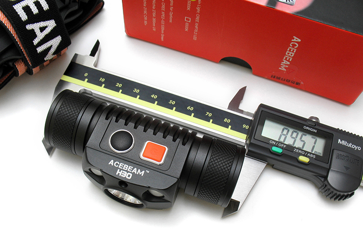   Acebeam H30 R+UV, CREE XHP70.2+Red+UV Nichia 276A 365nm, 4000 , 1x21700, USB, 6500K