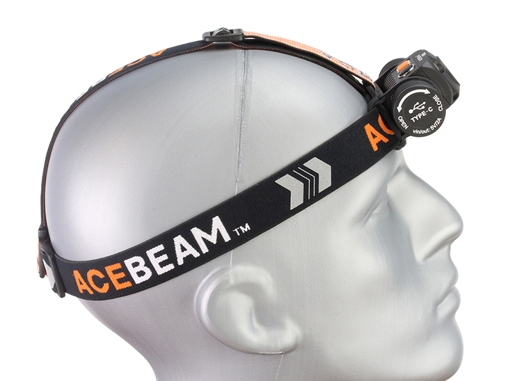   Acebeam H30 R+UV, CREE XHP70.2+Red+UV Nichia 276A 365nm, 4000 , 1x21700, USB, 6500K