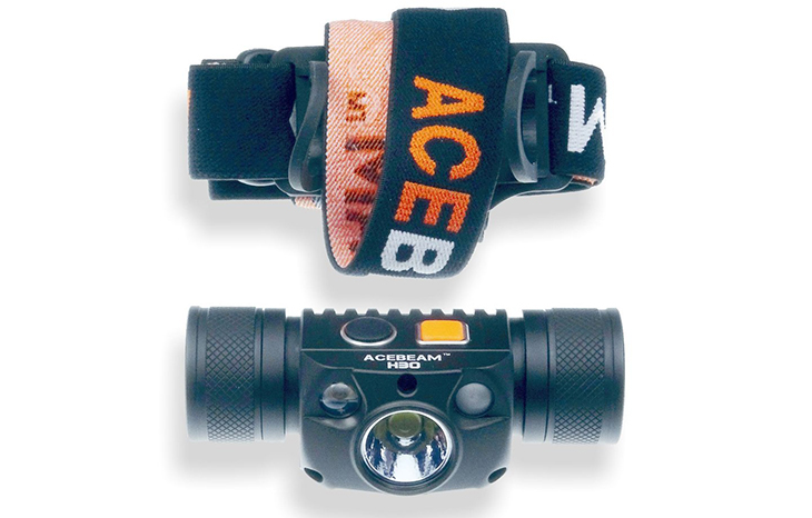 Налобный фонарь Acebeam H30 R+UV, CREE XHP70.2+Red+UV Nichia 276A 365nm, 4000 лм, 1x21700, USB, 6500K