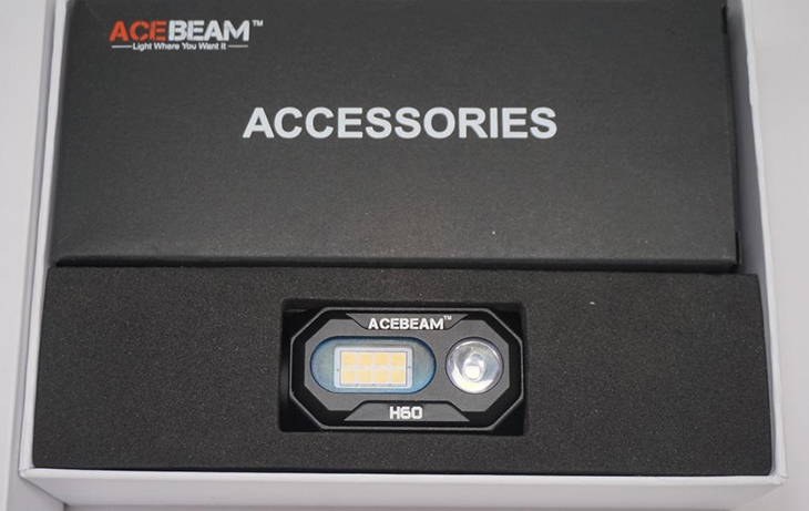   Acebeam H60, 570 , 1x18650, USB