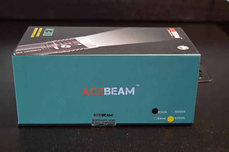 Фонарь Acebeam K30, 5200 лм, теплый белый