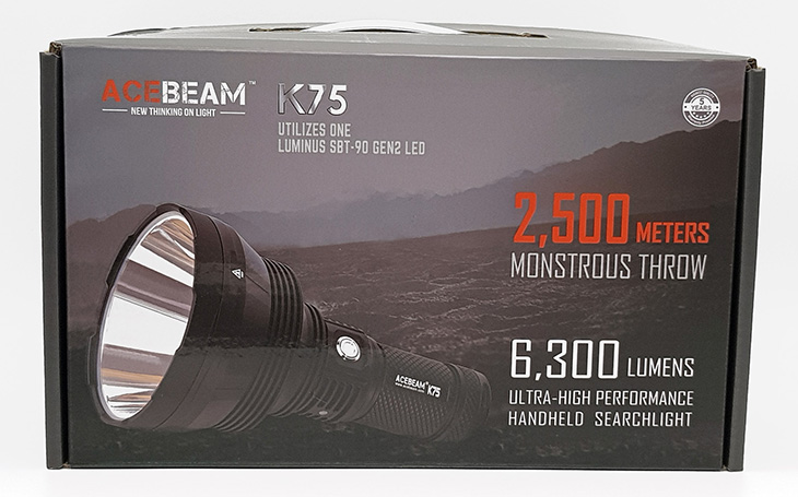     Acebeam K75, LUMINUS SBT-90 GEN2, 6300 