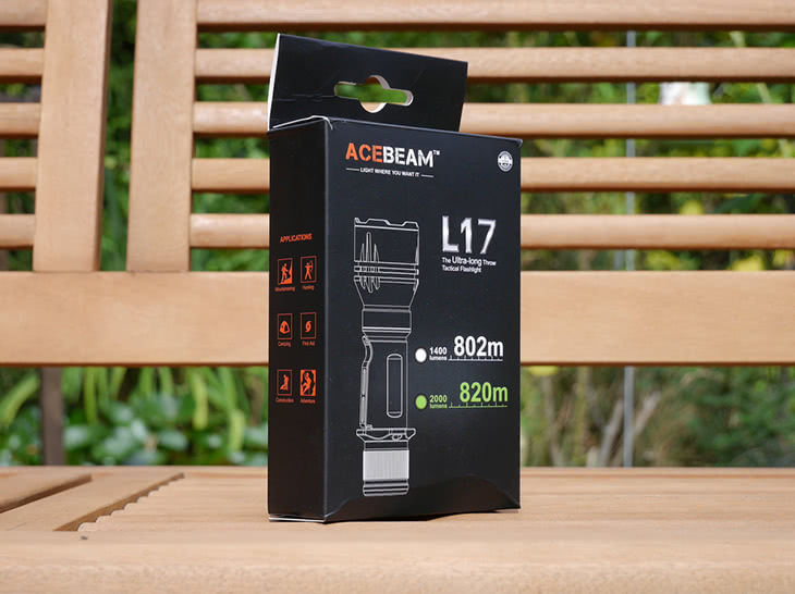  Acebeam L17-W, OSRAM White LED, 1400 , 1x18650,  ,  