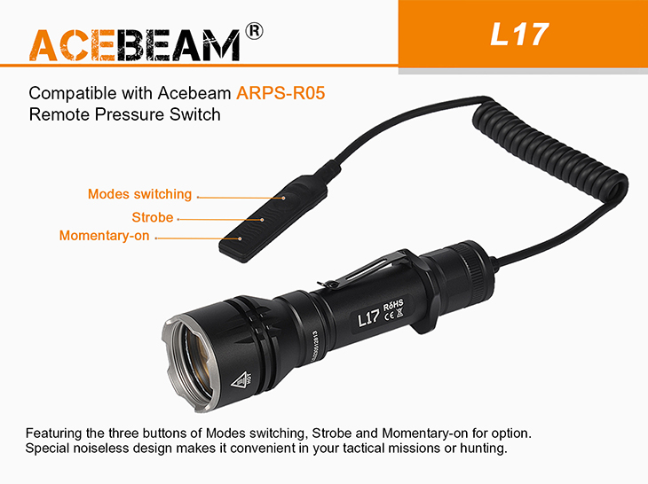  Acebeam L17-G, OSRAM Green LED, 2000 , 1x18650,  ,  