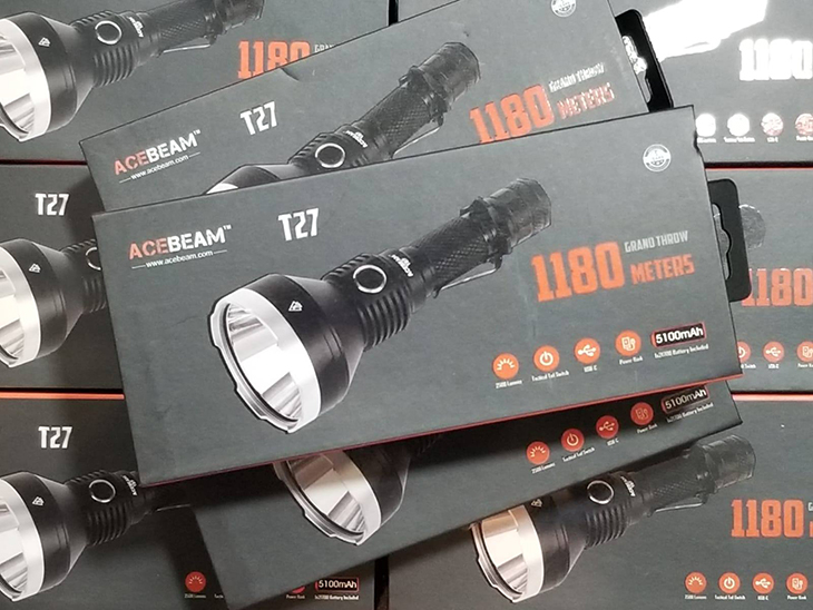  Acebeam T27, CREE XHP35, 2500 , 1x21700, USB