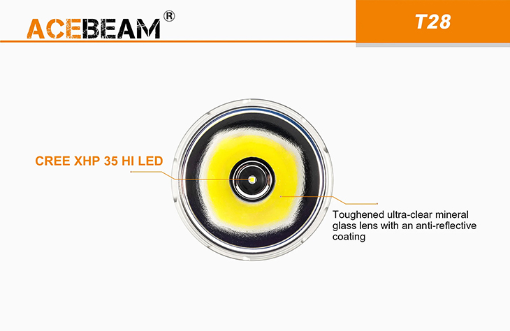  Acebeam T28, CREE XHP35, 2500 , 1x21700, USB