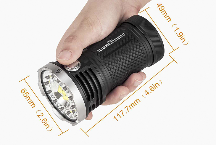  Acebeam X80GT v2.0, 18x CREE XHP50.3 HI 6500K, 34000 , 4x 18650, USB Type-C, PowerBank, 6500K