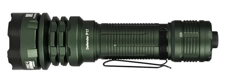  Acebeam DEFENDER P17-G, Cree XHP70.3 HI, 4900 , 1x18650, 6500K, USB, 