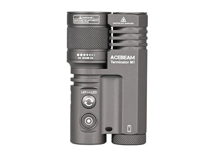  Acebeam Terminator M1 (Limited Edition), LEP + 3x Nichia 519A 5000K Hi-CRI90, 700/2300  (1600), 1x21700,  , 