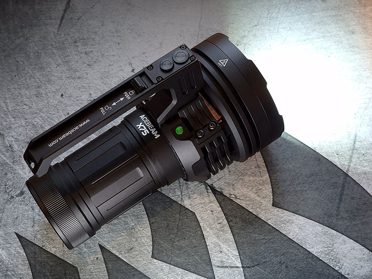  Acebeam X75, 12x CREE XHP70.2 HI 6500K, 80000 , 14.4/4250 (4x21700), USB Type-C, PowerBank, 