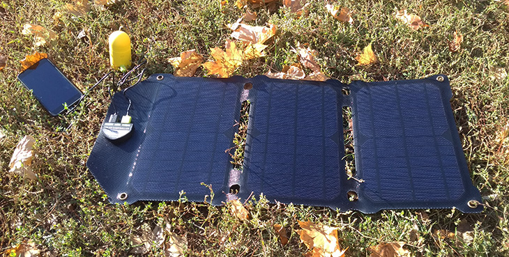 Солнечная панель Allpowers 21 Вт AP-ES-004-BLA с покрытием ETFE
