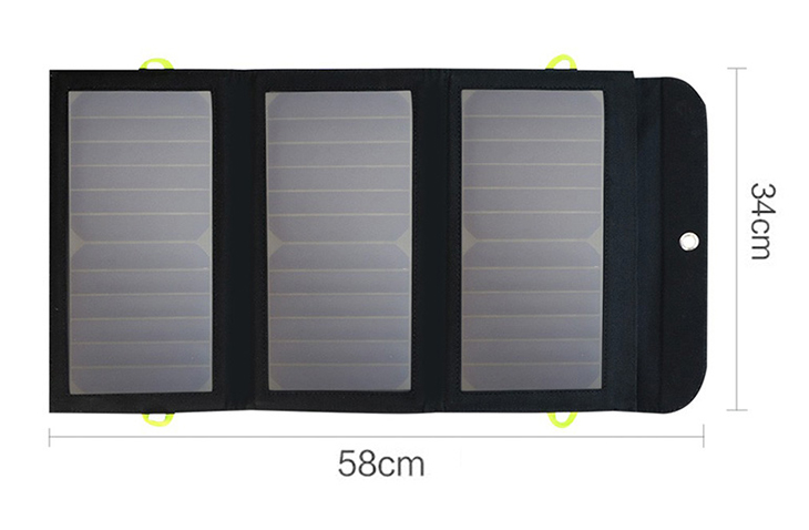 Солнечная панель Allpowers 21 Вт AP-SP-002-BLA с аккумулятором 6000 мАч