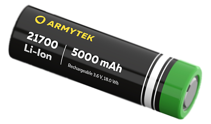  21700 Armytek 5000 