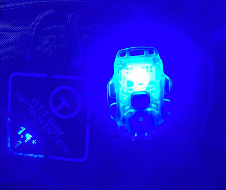 Фонарь Armytek Crystal WRB, 150 лм+30 лм RED+17 лм Blue, Li-pol 600мАч, USB