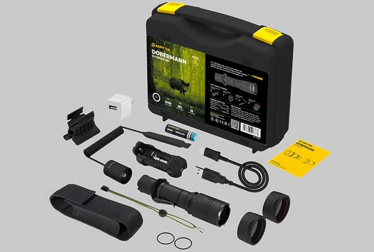  Armytek Dobermann Extended Set, XHP35 HI, 1000 , 1x18650,  ,  