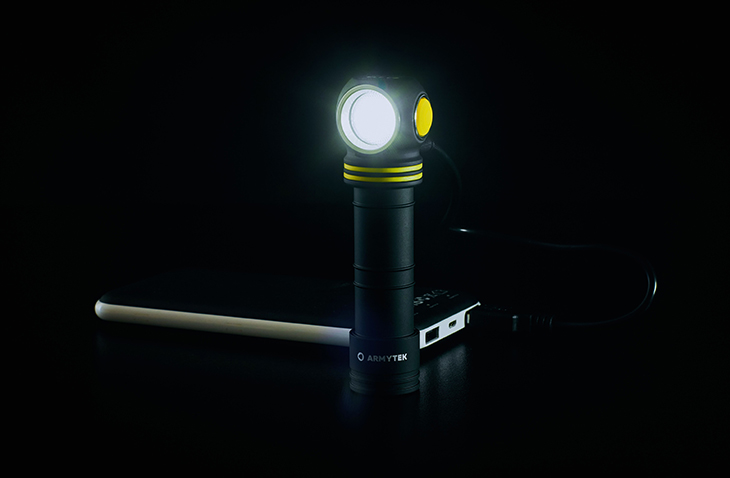  Armytek Elf v2 C2 Micro-USB+18650, Samsung LH351D, 1100 , 1x18650,  