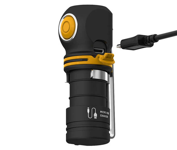  Armytek Elf v2 C1 Micro-USB+18350, Samsung LH351D, 1000 , 1x18350,  