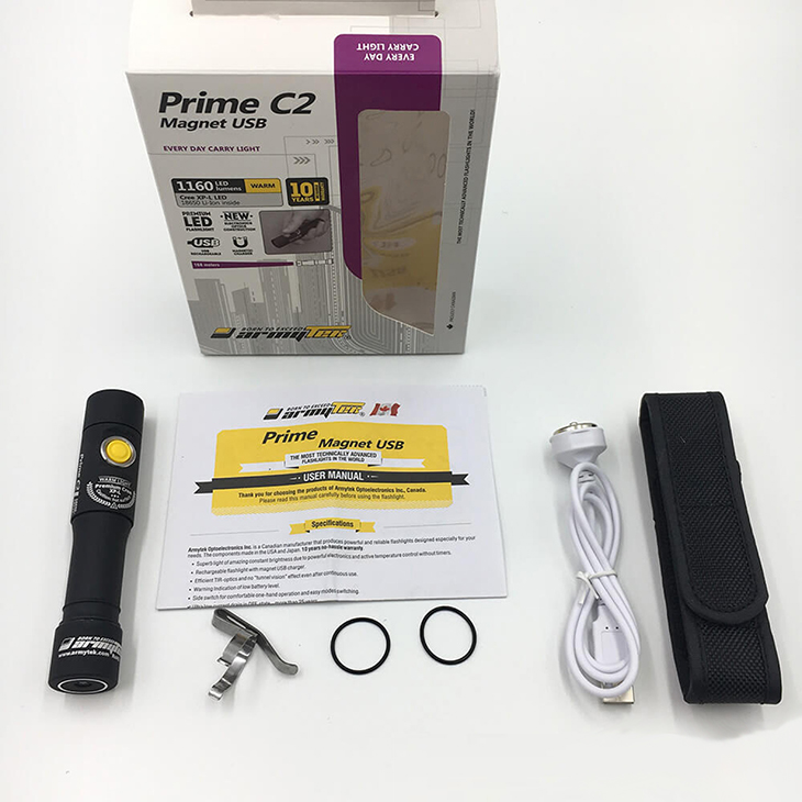  Armytek Prime C2 Magnet USB+18650, XP-L