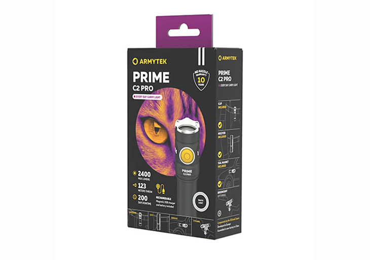  Armytek Prime v4 C2 Pro Magnet USB+18650, XHP50.2, 2400 , 1x18650,  