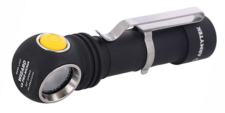  Armytek Wizard 2 Pro Nichia Magnet USB+18650, 1600 , Nichia 144AR, CRI90, 1x18650,  