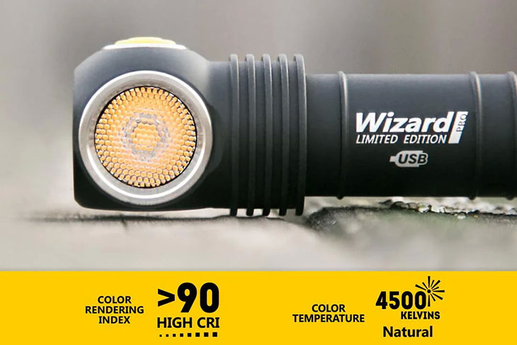 Аккумуляторный фонарь Armytek Wizard Pro Nichia Magnet USB+18650 (Limited Edition), 1400 лм