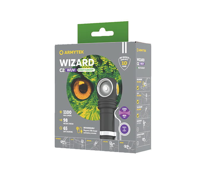  Armytek Wizard v4 C2 WUV USB+18650+ABM01, 1100 , -