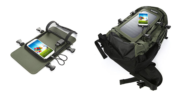Рюкзак Eceen Touring (ECE-602) с солнечной панелью 7Вт, USB