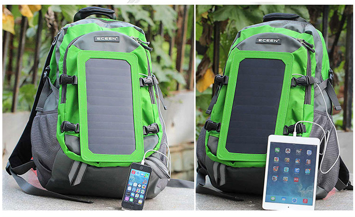 Рюкзак Eceen Ergo (ECE-612) с солнечной панелью 7Вт, USB