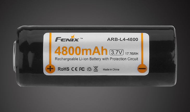 Аккумулятор Li-ion 26650 Fenix ARB-L4-4800, 4800 мАч