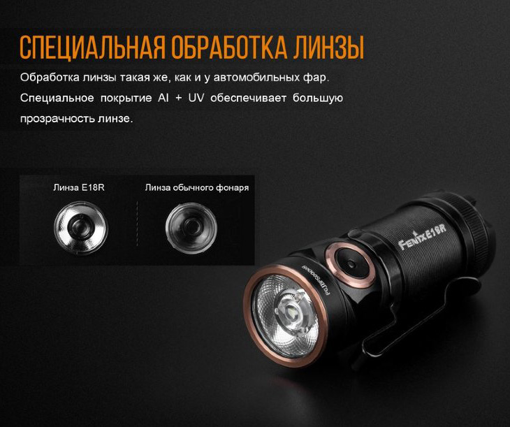  Fenix E18R, CREE XP-L HI, 750 