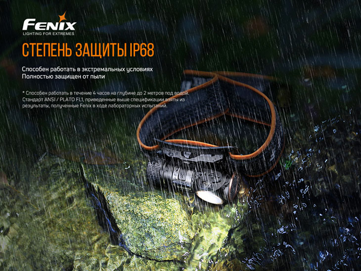 Налобный аккумуляторный фонарь FENIX HM50R V2.0, CREE XP-G3 S4, 700 лм, 1x16340, USB Type-C