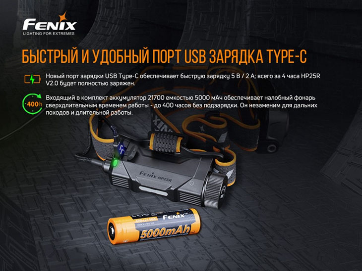    Fenix HP25R v2.0