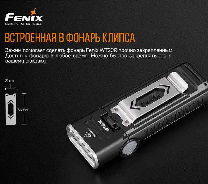  Fenix WT20R, 2xCREE XP-G3, 400 