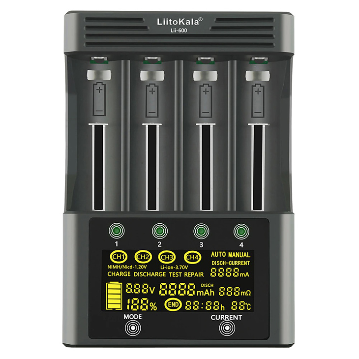 Универсальное зарядное устройство LiitoKala Lii-600 