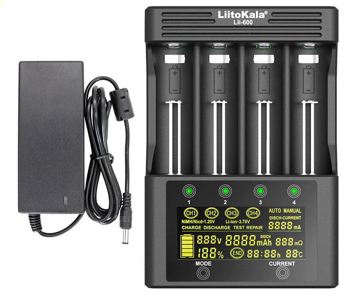 Универсальное зарядное устройство LiitoKala Lii-600 