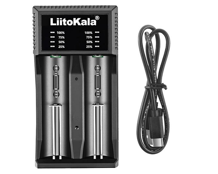    LiitoKala Lii-C2  2  Li-ion/Ni-MH, USB