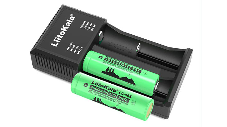 Универсальное зарядное устройство LiitoKala Lii-PL2 на 2 аккумулятора Li-ion/Ni-MH, LCD