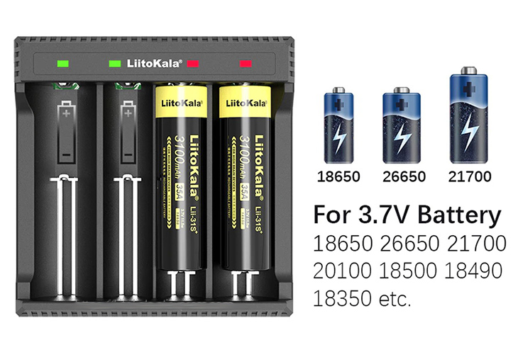Универсальное зарядное устройство LiitoKala Lii-L4, USB Универсальное зарядное устройство LiitoKala Lii-L4, USB