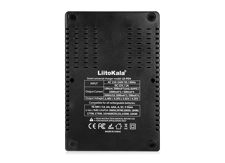 Универсальное зарядное устройство LiitoKala Lii-PD4
