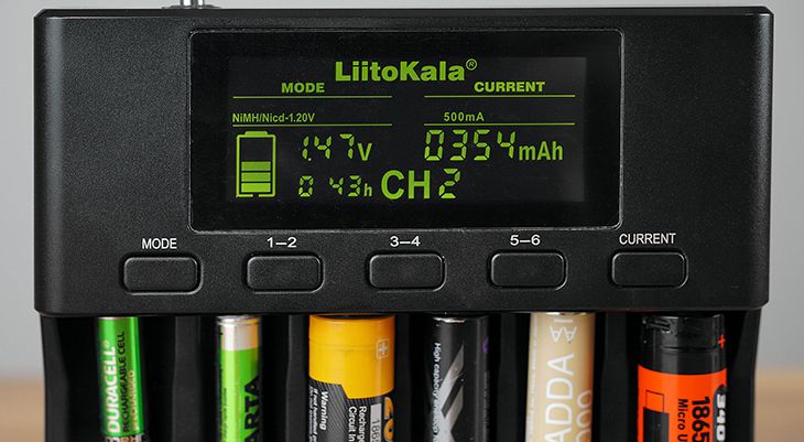 Универсальное зарядное устройство LiitoKala Lii-S6